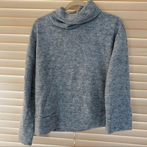 A New Day Gray Cowl Neck Sweater